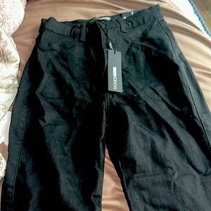 Black high waisted jeans